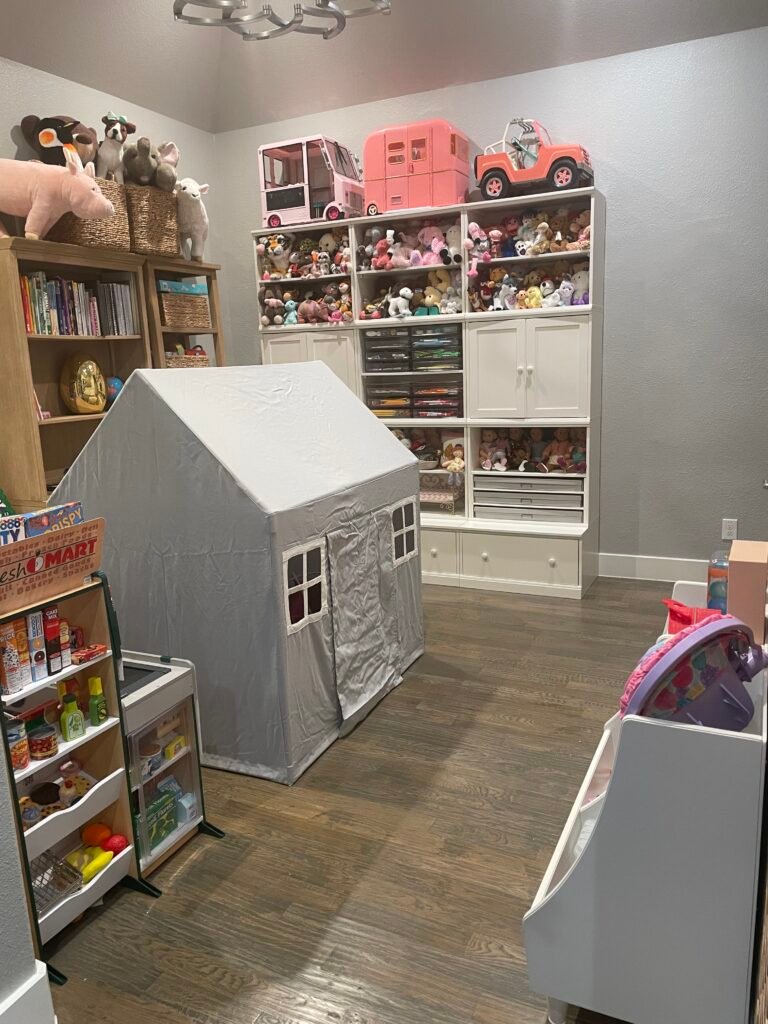 organized toy room